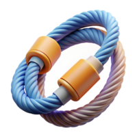 elegant rustic Stretchable Sensor Cable Transparent Background png