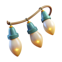 serene artistic String Lights Twinkling Festive Illumination Isolated genuine png