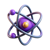 vibrant modern Subatomic Particle Connection Purple Gradient Cutout Element png