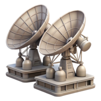 beautiful vintage Subspace Relay Station Antenna Array Transparent Background high quality png