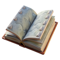 impressive vintage Surreal Open Book with Blank Pages authentic png