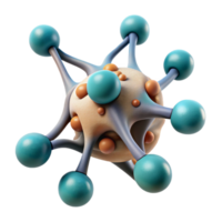elegant contemporary Synapse Function Illustration Scientific Style Isolated Element high resolution png