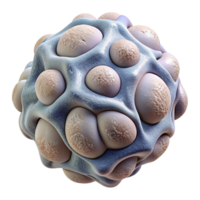 serene rustic Synapse Structure Microscopic Detail Isolated Element png