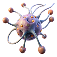 wonderful modern Synaptic Transmission Illustration Transparent Background with Animated Effect authentic png