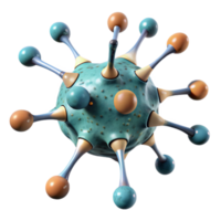impressive vintage Synaptic Transmission Process Visualization Isolated Element detailed png