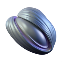 magnificent abstract Synthetically Grown Mussel Isolated Transparent Background exclusive png