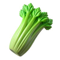 stunning creative Synthetic Celery Stalk Green Ribs Cutout detailed png