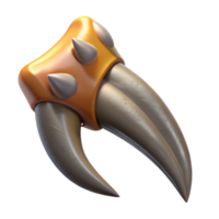 dramatic traditional Synthetic Claw Sharp Tip Isolated Element high quality png