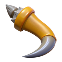 wonderful rustic Synthetic Claw Sharp Tip Isolated Element premium png