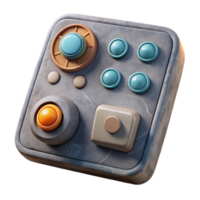 serene minimalist Teleportation Device Control Panel Buttons and Dials Cutout Element high quality png