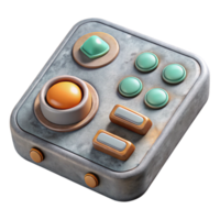 wonderful vintage Teleportation Device Control Panel Buttons and Dials Cutout Element png