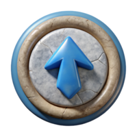 extraordinary minimalist Teleportation Symbol with Arrow Direction Isolated exclusive png