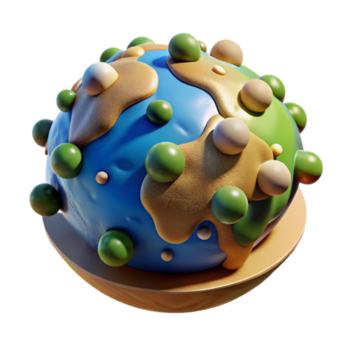 lugn rustik terrorformning bearbeta visualisering med data poäng transparent bakgrund äkta png