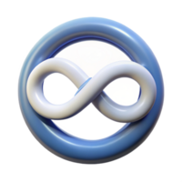 magnificent abstract Time Loop Symbol Transparent Background with Circular Design original png