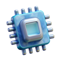 elegant minimalist Transparent Biosensor Chip Cutout Element professional png