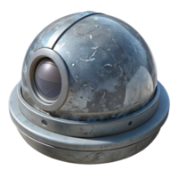 magnificent classic Transparent Security Camera Dome Shape Isolated high resolution png