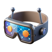 extraordinary creative Transparent Smart Glasses Display Data Stream Isolated high resolution png