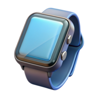 vibrant abstract Transparent Smartwatch Screen Blank Display Isolated high resolution png
