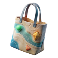 impressive rustic Upcycled Tshirt Tote Bag Screen Print Design Transparent exclusive png