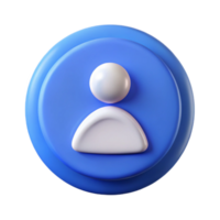 serene traditional User Account Icon Isolated with Drop Shadow genuine png