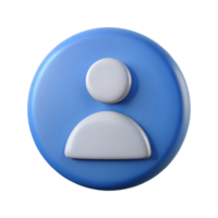 impressive abstract User Account Symbol Transparent Background with Drop Shadow Effect original png