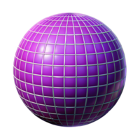 serene contemporary Vaporwave Grid Pattern Purple Transparent Background exclusive png