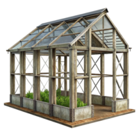 extraordinary creative Vertical Farm Structure Steel Frame Transparent Background professional png