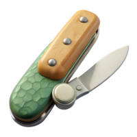 extraordinary artistic Vintage Pocket Knife Isolated with Bone Handle high quality png