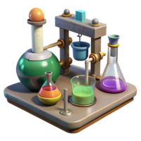 extraordinary rustic Virtual Lab Experiment Setup Isolated high quality png