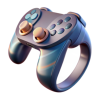 elegant abstract Virtual Reality Controller Side View with Grip Buttons Transparent Background genuine png