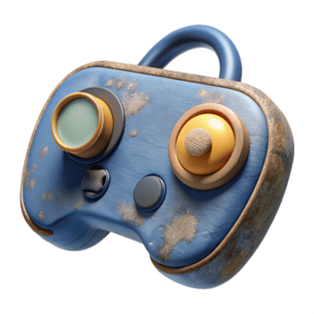 extraordinaire Créatif virtuel réalité manette avec manette et boutons isolé authentique png