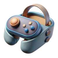 impressive modern Virtual Reality Controller with Joystick and Buttons Isolated high resolution png