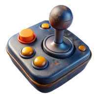 impressive artistic Virtual Reality Controller with Joystick and Buttons Isolated authentic png