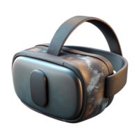 beautiful traditional Virtual Reality Headset Front View with Black Finish Transparent Background png