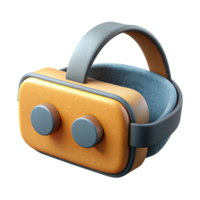 stunning minimalist Virtual Reality Headset Icon Isolated Transparent Background high resolution png