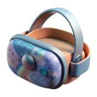 elegant classic Virtual Reality Headset with Hand Tracking in Digital World Cutout detailed png