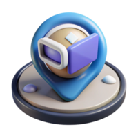 impressive abstract Virtual Tour Interface 360 View Icon Isolated Cutout high resolution png