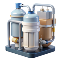 dramatic modern Water Filtration System Components Diagram Isolated Element high quality png
