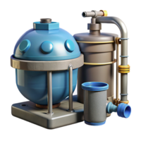 magnificent classic Water Filtration System Maintenance Diagram Isolated Element high quality png