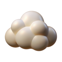 extraordinary minimalist Whimsical Paper Cloud Cutout with Soft Shadows Transparent high quality png