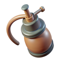 vibrant minimalist Whipping Siphon Top View Isolated Element original png