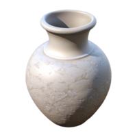 extraordinary classic White Ceramic Vase Empty Transparent Background png
