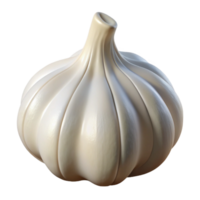 impressive classic White Garlic Clove Cutout with Papery Skin high quality png