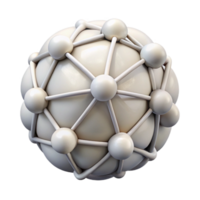 dramatic rustic White Neural Network Node Isolated on Transparent Background high resolution png