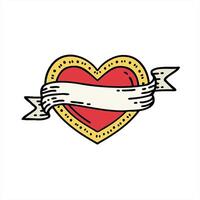 A heart with ribbon and ribbon on it video