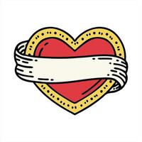A heart with ribbon on it, with a banner in the middle video