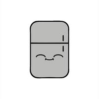 A refrigerator with a smiley face on it video