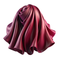 extraordinary artistic Wine Red Silk Chiffon Sheer Texture Isolated Cutout detailed png