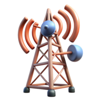 extraordinary vintage Wireless Communication Tower Antenna Array Transparent Background high resolution png