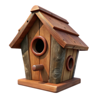 extraordinary creative Wooden Birdhouse Rustic Design Transparent Background authentic png